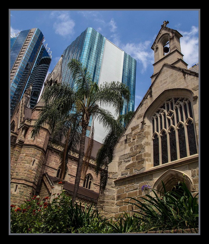 Blue sky shining above-1=