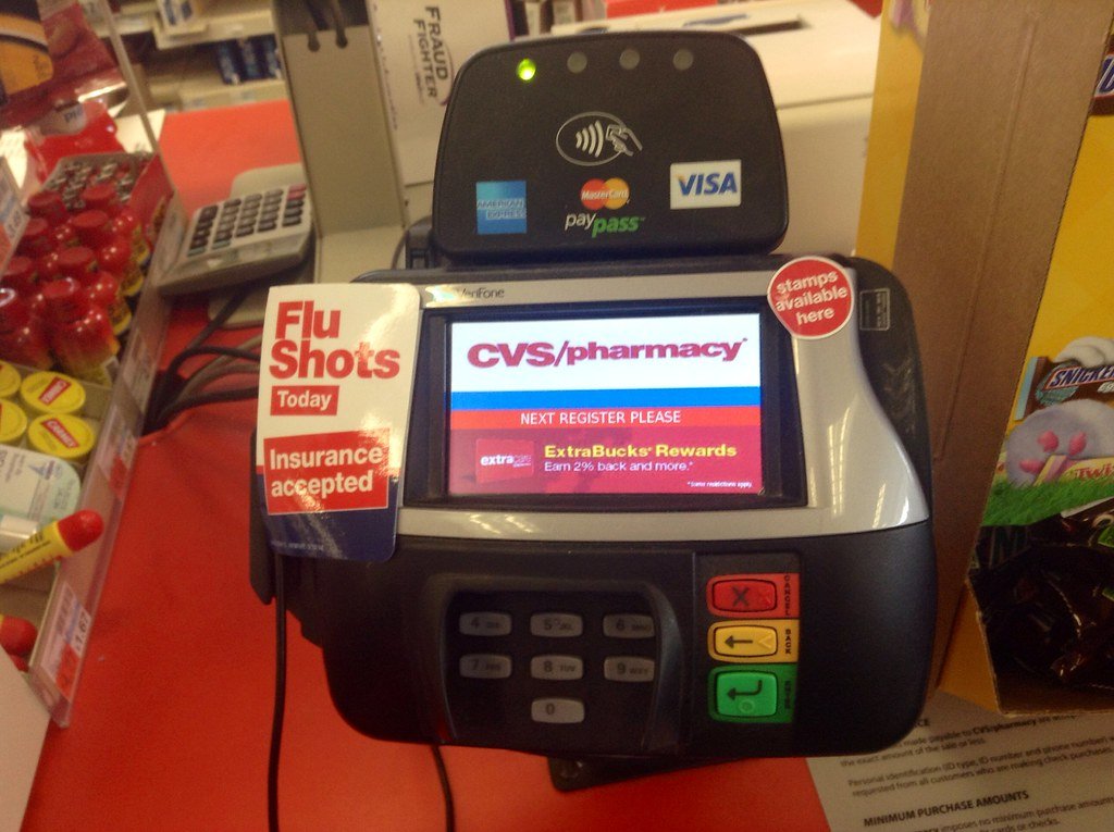 CVS Pharmacy Drugstore Credit Card Scanner