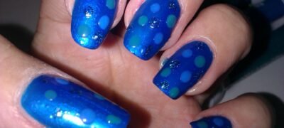 Simple and Easy Nail Art Designs: Blue Nail Ideas for Beginners