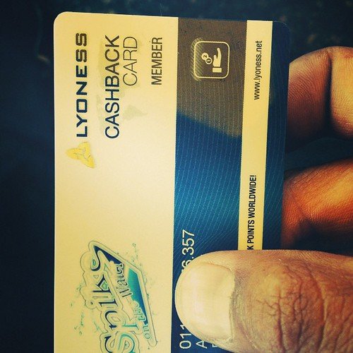 Wow!! The permanent #coBranded #cashback card #LYONESS #rocks!!!